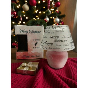 Lasikynttilä Hyvää Joulua Punainen Lasikynttilä Hyvää Joulua Punainen